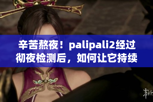 辛苦熬夜！palipali2經(jīng)過徹夜檢測后，如何讓它持續(xù)高效？