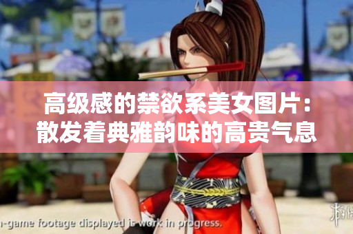 高級(jí)感的禁欲系美女圖片：散發(fā)著典雅韻味的高貴氣息