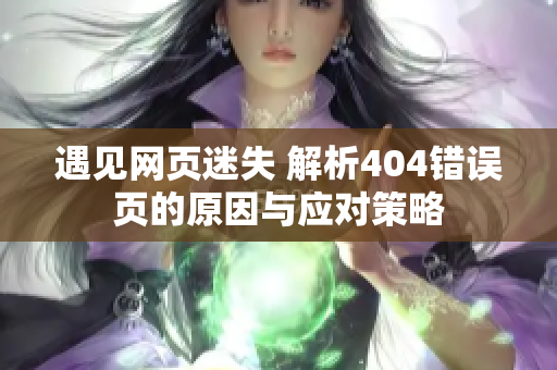 遇見網(wǎng)頁迷失 解析404錯(cuò)誤頁的原因與應(yīng)對(duì)策略