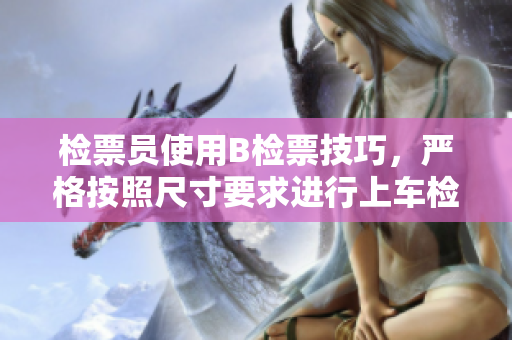檢票員使用B檢票技巧，嚴(yán)格按照尺寸要求進(jìn)行上車檢票