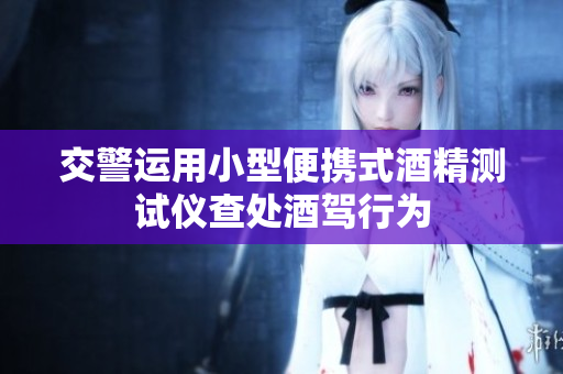 交警運(yùn)用小型便攜式酒精測(cè)試儀查處酒駕行為