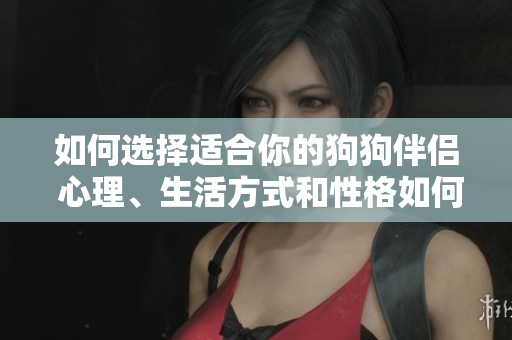 如何選擇適合你的狗狗伴侶 心理、生活方式和性格如何匹配