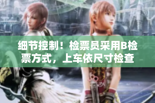 細節(jié)控制！檢票員采用B檢票方式，上車依尺寸檢查