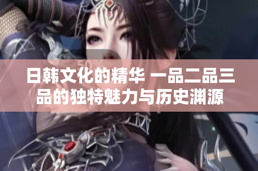 日韓文化的精華 一品二品三品的獨特魅力與歷史淵源