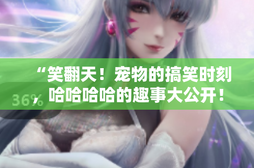 “笑翻天！寵物的搞笑時刻，哈哈哈哈的趣事大公開！”