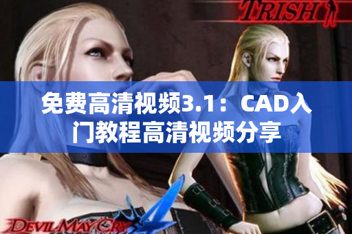 免費(fèi)高清視頻3.1：CAD入門教程高清視頻分享