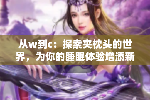 從w到c：探索夾枕頭的世界，為你的睡眠體驗(yàn)增添新色彩