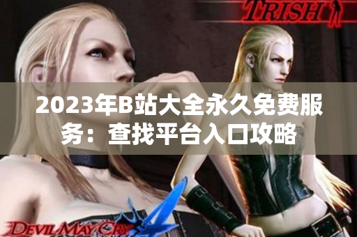 2023年B站大全永久免費(fèi)服務(wù)：查找平臺入口攻略