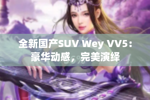 全新國產(chǎn)SUV Wey VV5：豪華動感，完美演繹