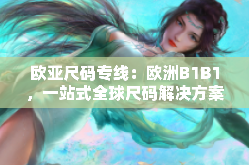 歐亞尺碼專線：歐洲B1B1，一站式全球尺碼解決方案