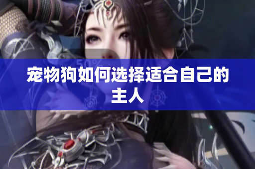 寵物狗如何選擇適合自己的主人