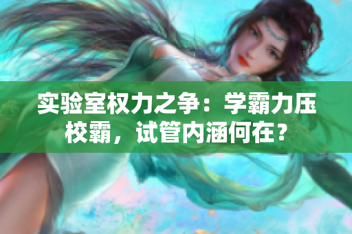 實(shí)驗(yàn)室權(quán)力之爭(zhēng)：學(xué)霸力壓校霸，試管內(nèi)涵何在？