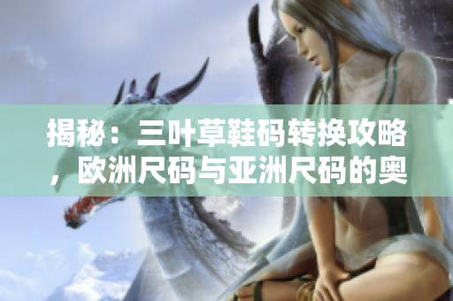 揭秘：三葉草鞋碼轉(zhuǎn)換攻略，歐洲尺碼與亞洲尺碼的奧秘大揭曉！