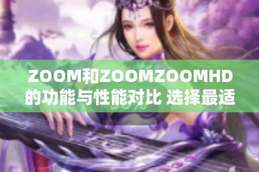 ZOOM和ZOOMZOOMHD的功能與性能對比 選擇最適合你的視頻會議平臺