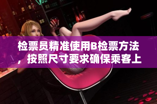 檢票員精準(zhǔn)使用B檢票方法，按照尺寸要求確保乘客上車。