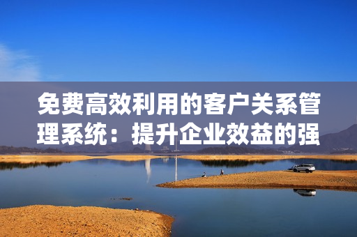 免費(fèi)高效利用的客戶關(guān)系管理系統(tǒng)：提升企業(yè)效益的強(qiáng)力工具