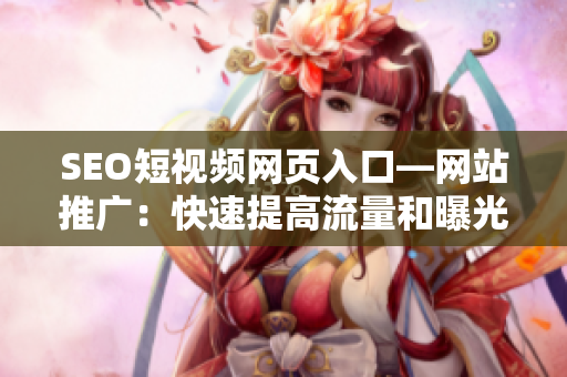 SEO短視頻網(wǎng)頁入口—網(wǎng)站推廣：快速提高流量和曝光