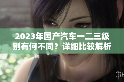 2023年國(guó)產(chǎn)汽車一二三級(jí)別有何不同？詳細(xì)比較解析