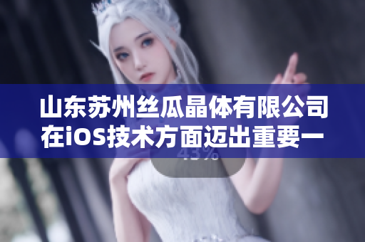 山東蘇州絲瓜晶體有限公司在iOS技術方面邁出重要一步