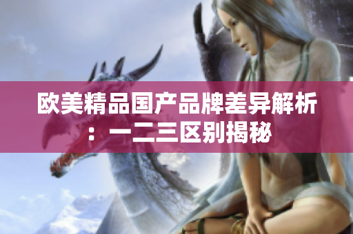 歐美精品國(guó)產(chǎn)品牌差異解析：一二三區(qū)別揭秘