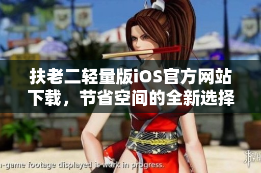 扶老二輕量版iOS官方網(wǎng)站下載，節(jié)省空間的全新選擇
