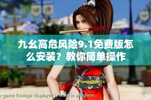 九幺高危風(fēng)險9.1免費(fèi)版怎么安裝？教你簡單操作