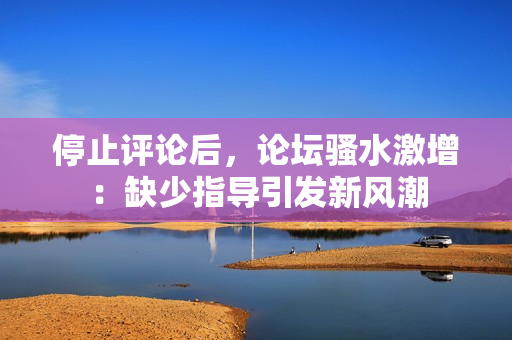 停止評論后，論壇騷水激增：缺少指導引發(fā)新風潮