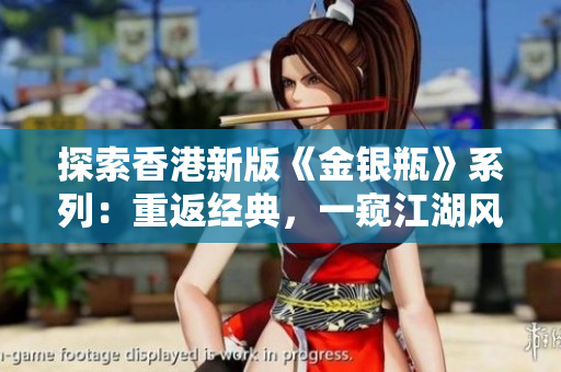 探索香港新版《金銀瓶》系列：重返經(jīng)典，一窺江湖風云