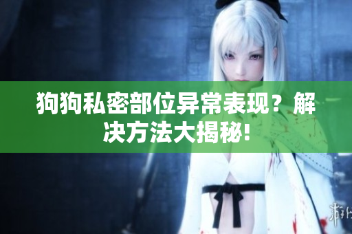 狗狗私密部位異常表現(xiàn)？解決方法大揭秘!