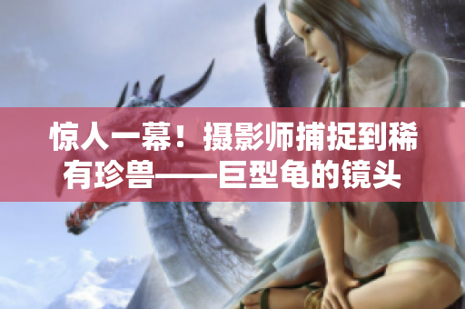 驚人一幕！攝影師捕捉到稀有珍獸——巨型龜?shù)溺R頭