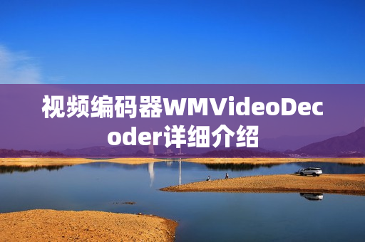 視頻編碼器WMVideoDecoder詳細介紹