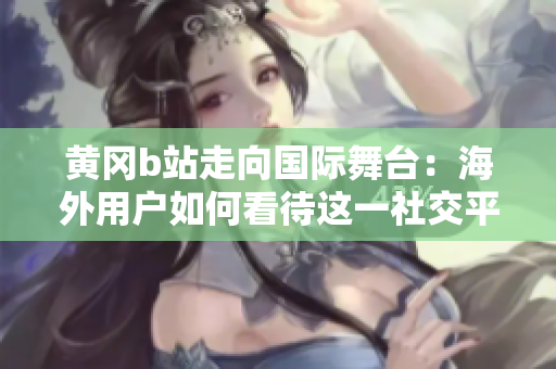 黃岡b站走向國(guó)際舞臺(tái)：海外用戶(hù)如何看待這一社交平臺(tái)？