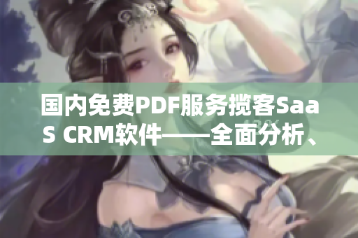 國(guó)內(nèi)免費(fèi)PDF服務(wù)攬客SaaS CRM軟件——全面分析、評(píng)測(cè)及推薦