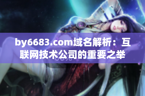 by6683.com域名解析：互聯(lián)網(wǎng)技術(shù)公司的重要之舉