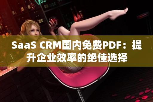 SaaS CRM國內(nèi)免費(fèi)PDF：提升企業(yè)效率的絕佳選擇