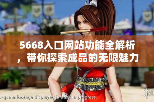 5668入口網(wǎng)站功能全解析，帶你探索成品的無限魅力