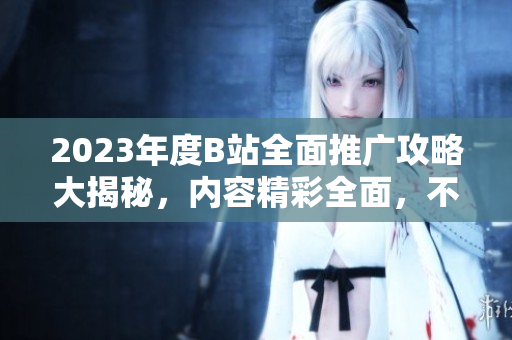 2023年度B站全面推廣攻略大揭秘，內(nèi)容精彩全面，不容錯(cuò)過