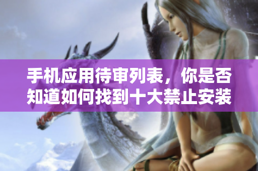 手機(jī)應(yīng)用待審列表，你是否知道如何找到十大禁止安裝應(yīng)用入口？