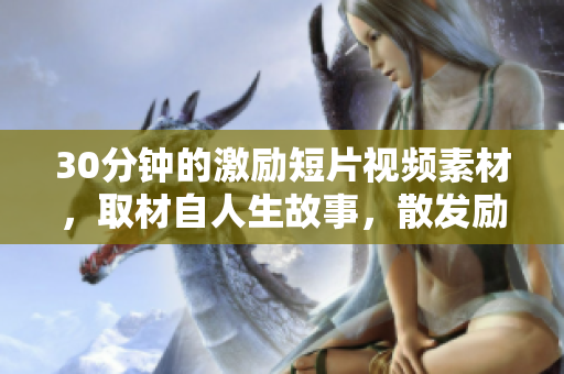 30分鐘的激勵(lì)短片視頻素材，取材自人生故事，散發(fā)勵(lì)志正能量