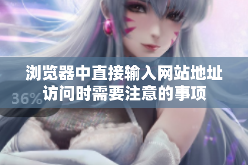 瀏覽器中直接輸入網(wǎng)站地址訪問時需要注意的事項