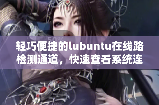 輕巧便捷的lubuntu在線路檢測通道，快速查看系統(tǒng)連接狀態(tài)