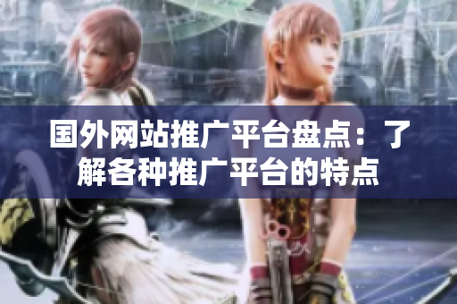國(guó)外網(wǎng)站推廣平臺(tái)盤(pán)點(diǎn)：了解各種推廣平臺(tái)的特點(diǎn)