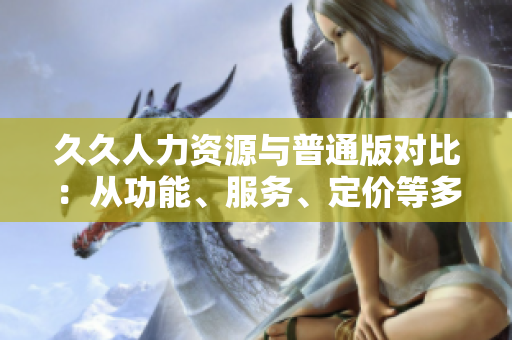 久久人力資源與普通版對比：從功能、服務、定價等多方面全面解析