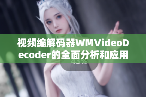 視頻編解碼器WMVideoDecoder的全面分析和應(yīng)用探索