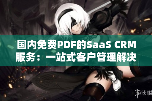 國內(nèi)免費PDF的SaaS CRM服務(wù)：一站式客戶管理解決方案