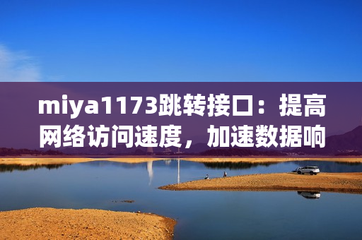 miya1173跳轉(zhuǎn)接口：提高網(wǎng)絡(luò)訪問速度，加速數(shù)據(jù)響應(yīng)