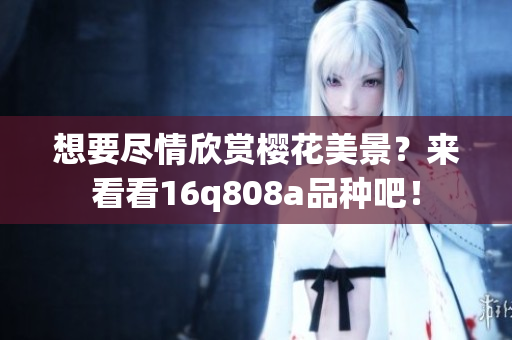 想要盡情欣賞櫻花美景？來看看16q808a品種吧！