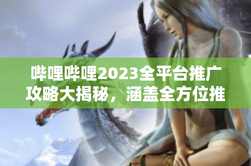 嗶哩嗶哩2023全平臺推廣攻略大揭秘，涵蓋全方位推廣技巧和策略