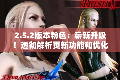 2.5.2版本粉色：嶄新升級！透徹解析更新功能和優(yōu)化改進(jìn)