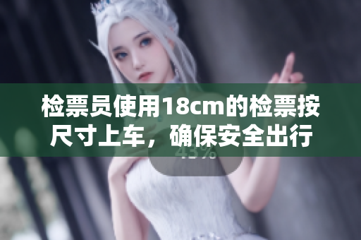 檢票員使用18cm的檢票按尺寸上車，確保安全出行